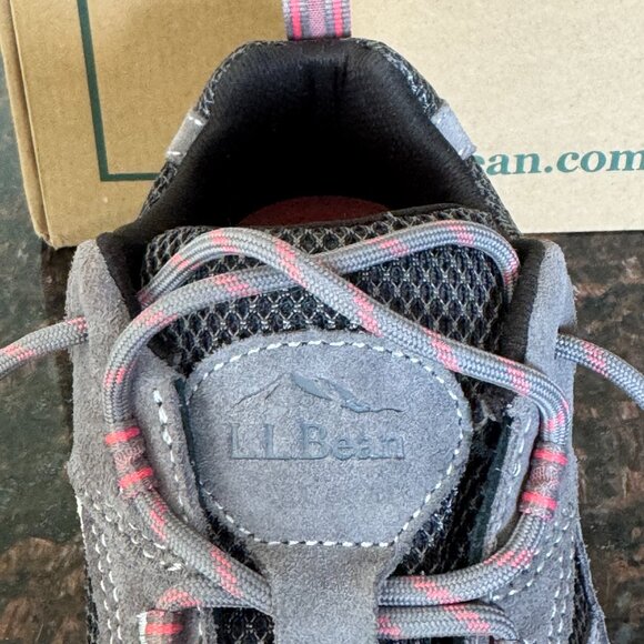 LL Bean Boots Trail Model Hiker 4 Woman's sz 11 Gray Waterproof Low Top - Picture 9 of 11